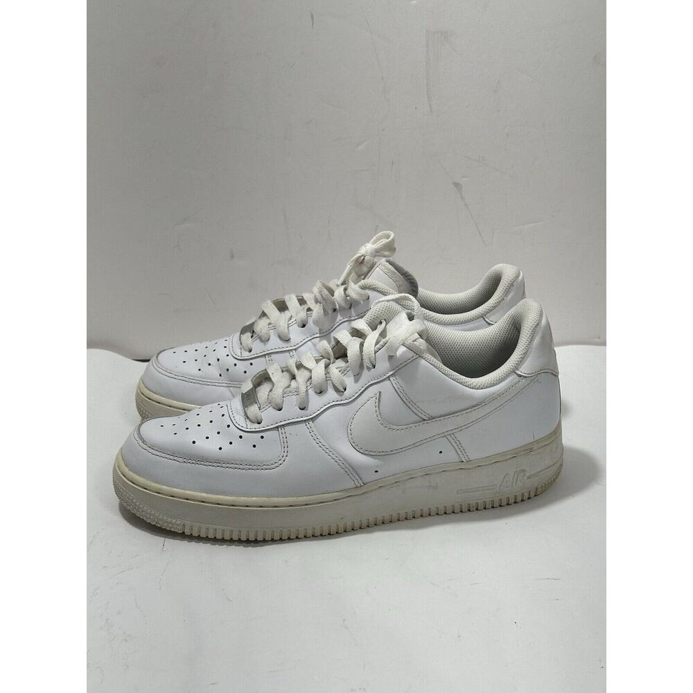 Nike Air Force One AF1 Low Triple White‎ Sneaker Shoes 315122-111 Men’s Size 9.5